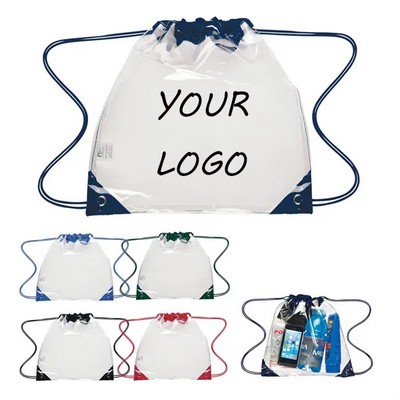 Clear EVA Drawstring Backpack
