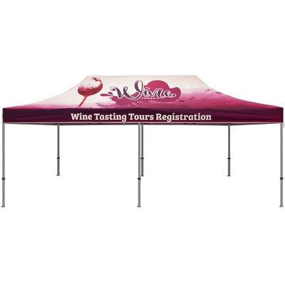 ONE CHOICE® 20' Aluminum Canopy Tent Dye-Sub Graphic Package