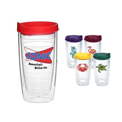 Double Wall Clear Tumbler With Lid and Straw