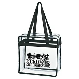Clear EVA Tote Bag With Zipper