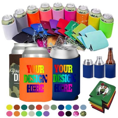 Full Color Neoprene Kan-Tastic Can Cooler Cover Sleeve