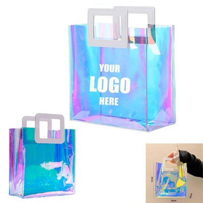 Clear Holographic Tote Bag