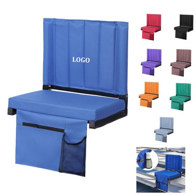 Comfortable Bleacher Seat with Backrest for Stadium Use