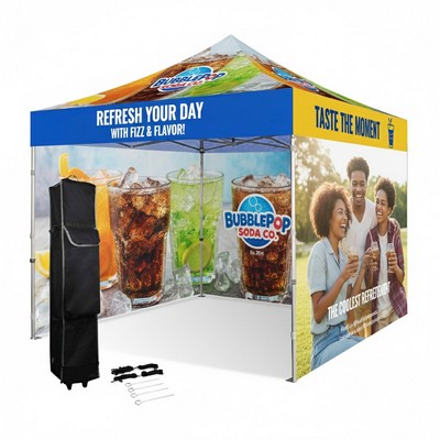 10' Heavy Duty Tent Kit, 3 Full Walls