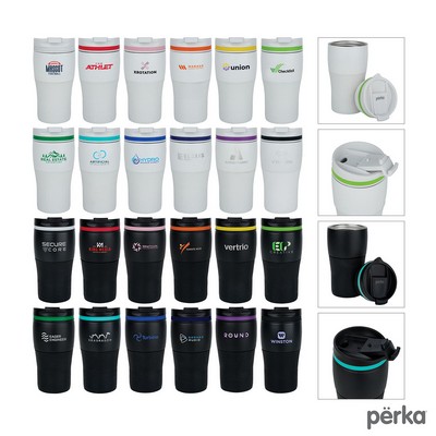 Perka Cortado 12 oz. Double Wall Recycled Stainless Steel Coffee Tumbler