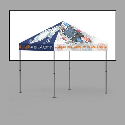 Pop up tent 10x10 printed canopy 600D